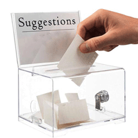 Urne électorale en acrylique